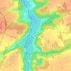 Buthiers topographic map, elevation, terrain