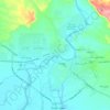 Shoushtar topographic map, elevation, terrain