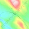 Solberg topographic map, elevation, terrain