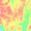 Hlabisa topographic map, elevation, terrain