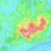 Orešje topographic map, elevation, terrain