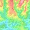 Ardingly topographic map, elevation, terrain