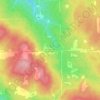 Saint-Mathias-de-Bonneterre topographic map, elevation, terrain
