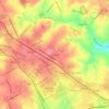Bryn Mawr topographic map, elevation, terrain