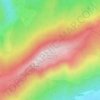 Montagne de la Séranne topographic map, elevation, terrain