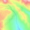 Cuesta del Quirquincho topographic map, elevation, terrain