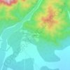 Mebo topographic map, elevation, terrain
