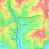 Patcham topographic map, elevation, terrain