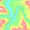 Kenne topographic map, elevation, terrain