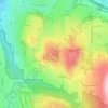 Hilltop topographic map, elevation, terrain