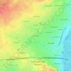 Donking 13 topographic map, elevation, terrain