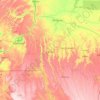 Kwango topographic map, elevation, terrain