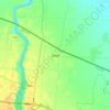 皇城镇 topographic map, elevation, terrain