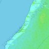Kilómetro Ocho y Medio topographic map, elevation, terrain