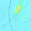 兰山 topographic map, elevation, terrain