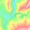 Cascada Mayor El Rodeo topographic map, elevation, terrain