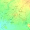 Bukhara topographic map, elevation, terrain