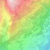 Anzère topographic map, elevation, terrain