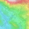 Jezerca topographic map, elevation, terrain