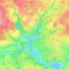Penfeld Braz topographic map, elevation, terrain