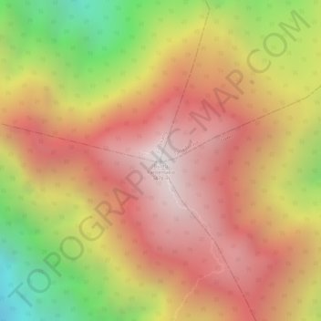 Buntu Rantemario topographic map, elevation, terrain