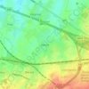 Awans topographic map, elevation, terrain