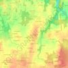 Le Bahut topographic map, elevation, terrain