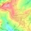 Greencroft topographic map, elevation, terrain