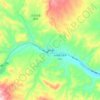 康乐镇 topographic map, elevation, terrain