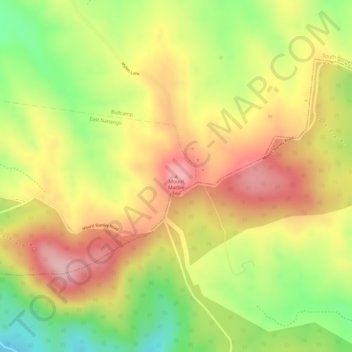 Mount Marble Top topographic map, elevation, terrain