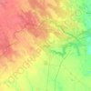 Subotica topographic map, elevation, terrain
