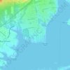 Pine Neck topographic map, elevation, terrain