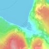 Belyeas Cove topographic map, elevation, terrain