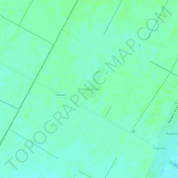 Костомарово topographic map, elevation, terrain