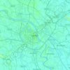 Hanoi topographic map, elevation, terrain