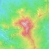 Bukhansan (Baegundae) topographic map, elevation, terrain