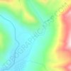 Termas del Plomo topographic map, elevation, terrain
