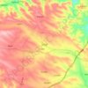 Xiaolangdi topographic map, elevation, terrain