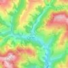 Horea topographic map, elevation, terrain