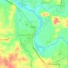 Santa Cruz topographic map, elevation, terrain