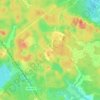 Вишнёвка topographic map, elevation, terrain