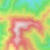 Le Fageas topographic map, elevation, terrain