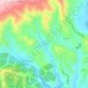 Cuanos topographic map, elevation, terrain