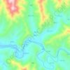 沟口子 topographic map, elevation, terrain