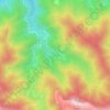 Montalba topographic map, elevation, terrain
