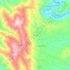 Semide topographic map, elevation, terrain