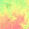 Lomami topographic map, elevation, terrain