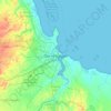 Dar es Salaam topographic map, elevation, terrain