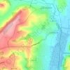 Holyford topographic map, elevation, terrain