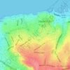 Bethlehem Gate topographic map, elevation, terrain